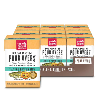 HONEST KITCHEN POUR-OVERS WITH PUMPKIN & SALMON STEW