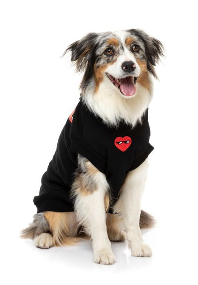FUZZYARD HEARTBRAKER HOODIE : BLACK