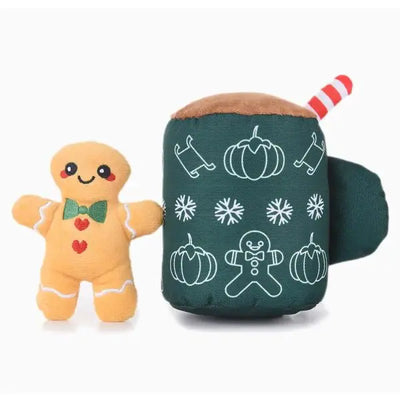 HUG SMART HOLIDAY FUZZY FRIENDZ : GINGERBREAD LATTE