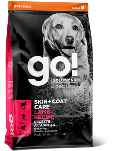 GO! SOLUTIONS SKIN + COAT CARE LAMB RECIPE WITH GRAINS FOR DOGS