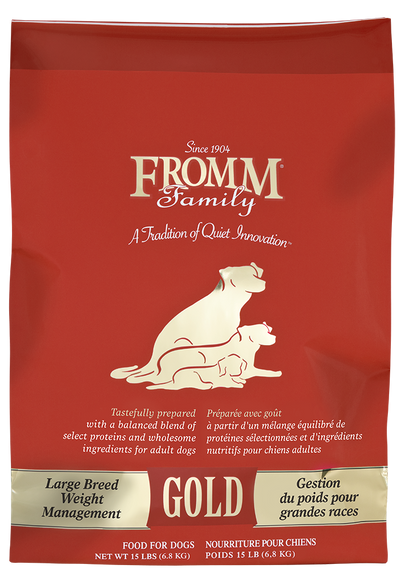 FROMM LARGE BREED WEIGHT MANAGEMENT GOLD DOG FOOD