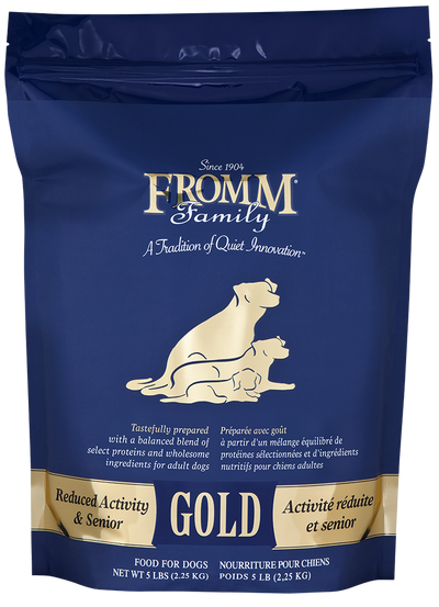 FROMM REDUCED ACTIVITY & SENIOR GOLD  DOG FOOD