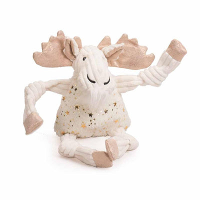 HUGGLE HOUNDS HOLIDAY KNOTIE DOG TOY - CELEBRATION MOOSE