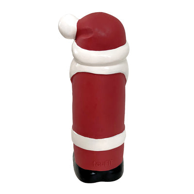 FOUFIT HOLIDAY DOG TOY - CUDDLE LATEX CRUNCHERS :  SANTA