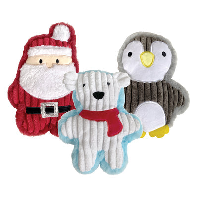 FOUFIT HOLIDAY DOG TOY - CORDUROY PALS POLAR BEAR