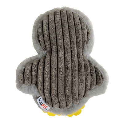 FOUFIT HOLIDAY DOG TOY - CORDUROY PALS PENGUIN