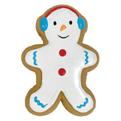 FOUFIT HOLIDAY DOG TOY GINGERBREAD COOKIE CHEWS : SNOWMAN