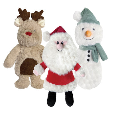 FOUFIT HOLIDAY DOG TOY - CUDDLE PLUSHIES REINDEER LARGE