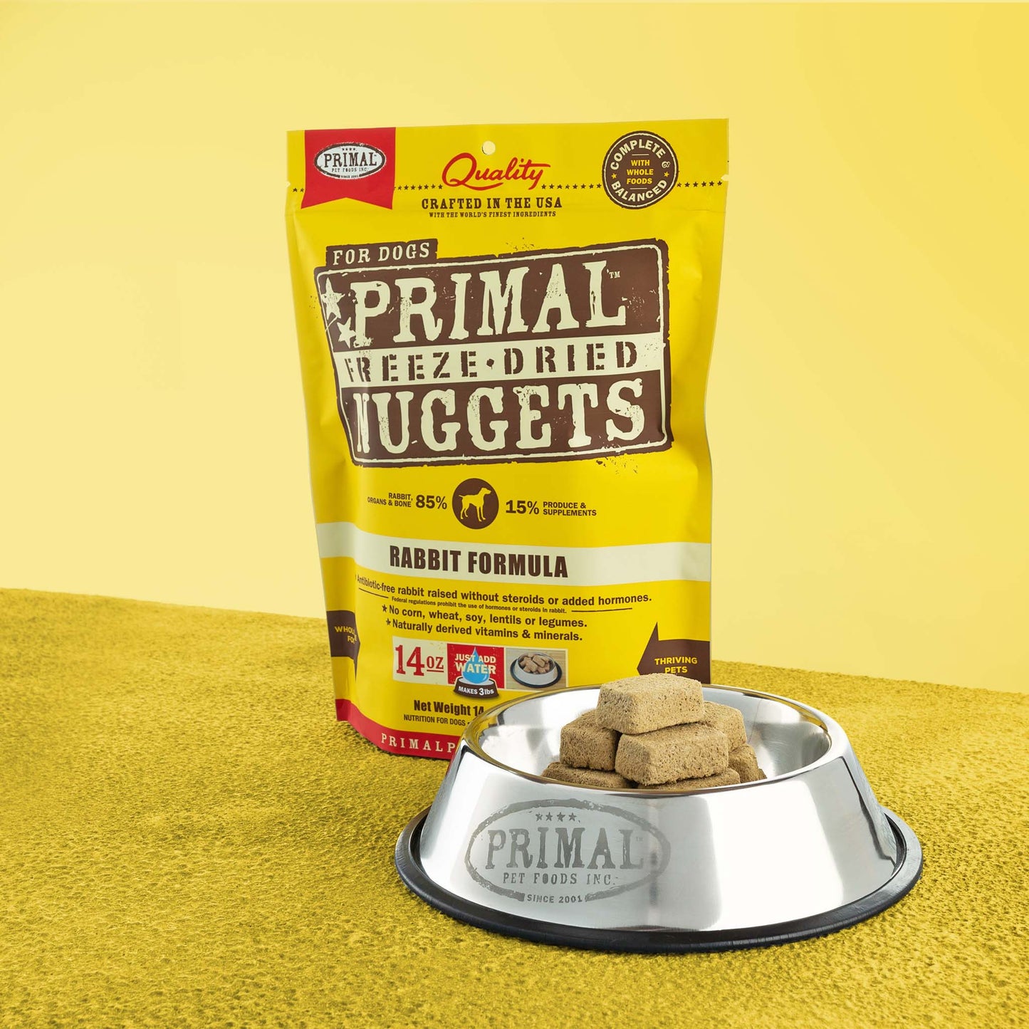 PRIMAL FREEZE-DRIED NUGGETS : RABBIT