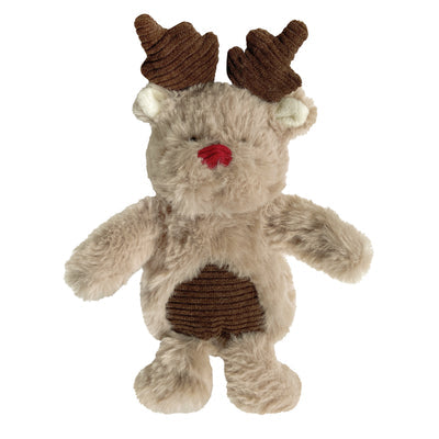 FOUFIT HOLIDAY DOG TOY - CUDDLE PLUSHIES REINDEER LARGE