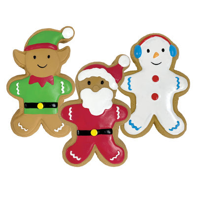 FOUFIT HOLIDAY DOG TOY GINGERBREAD COOKIE CHEWS : SANTA