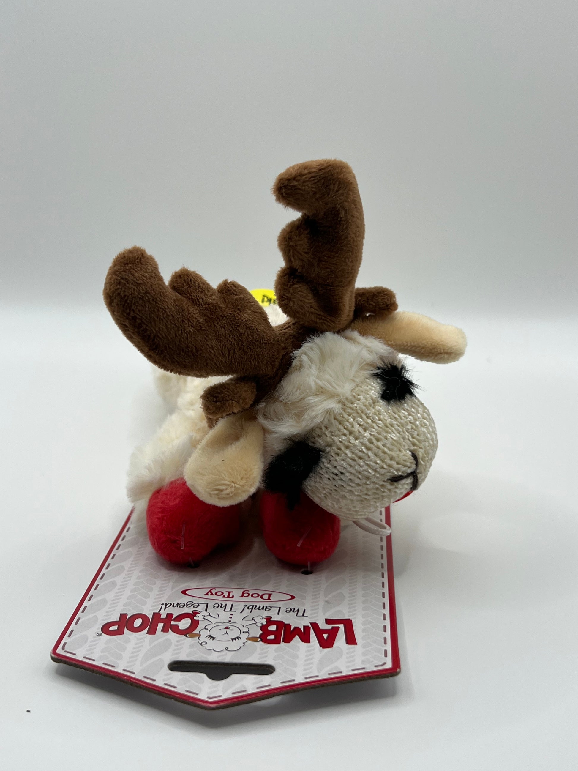 Holiday lamb 2024 chop dog toy