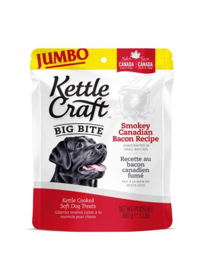 KETTLE CRAFT SMOKEY CANADIAN BACON RECIPE DOG TREATS