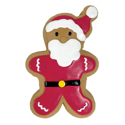 FOUFIT HOLIDAY DOG TOY GINGERBREAD COOKIE CHEWS : SANTA