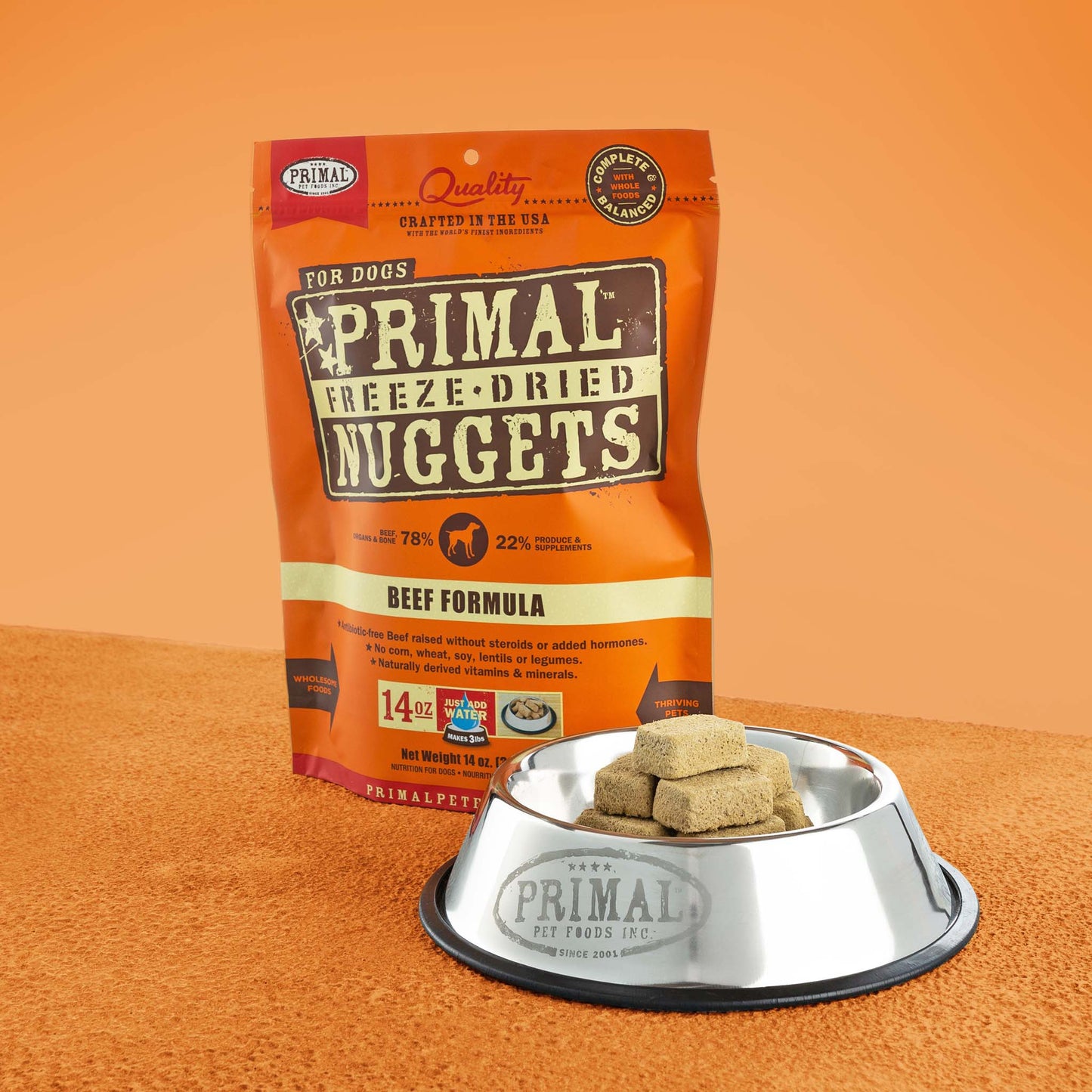 PRIMAL FREEZE-DRIED NUGGETS : BEEF