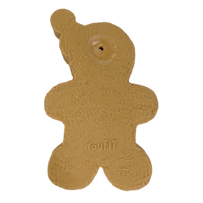 FOUFIT HOLIDAY DOG TOY GINGERBREAD COOKIE CHEWS : SANTA