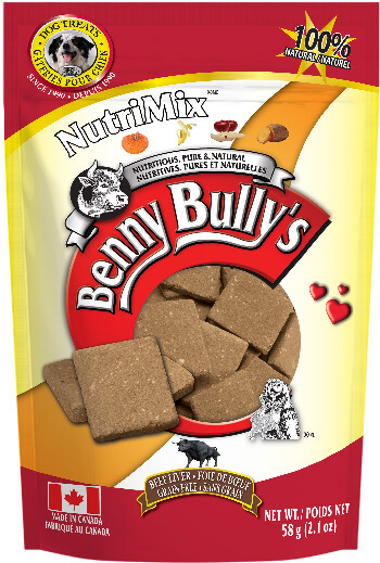 BENNY BULLY NUTRIMIX BEEF LIVER DOG TREATS
