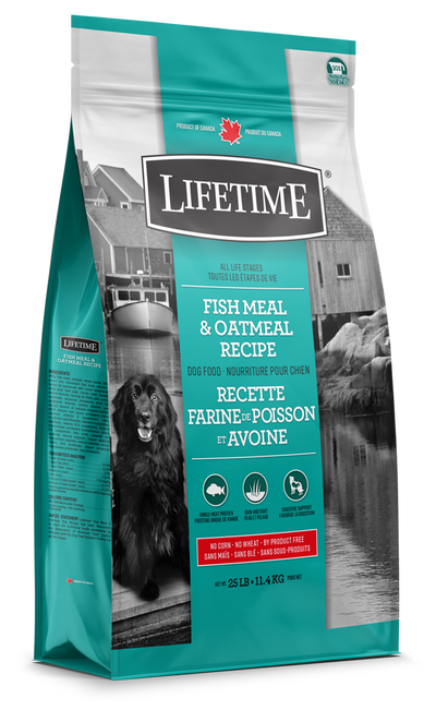 LIFETIME FISH & OATMEAL DOG DRY FOOD