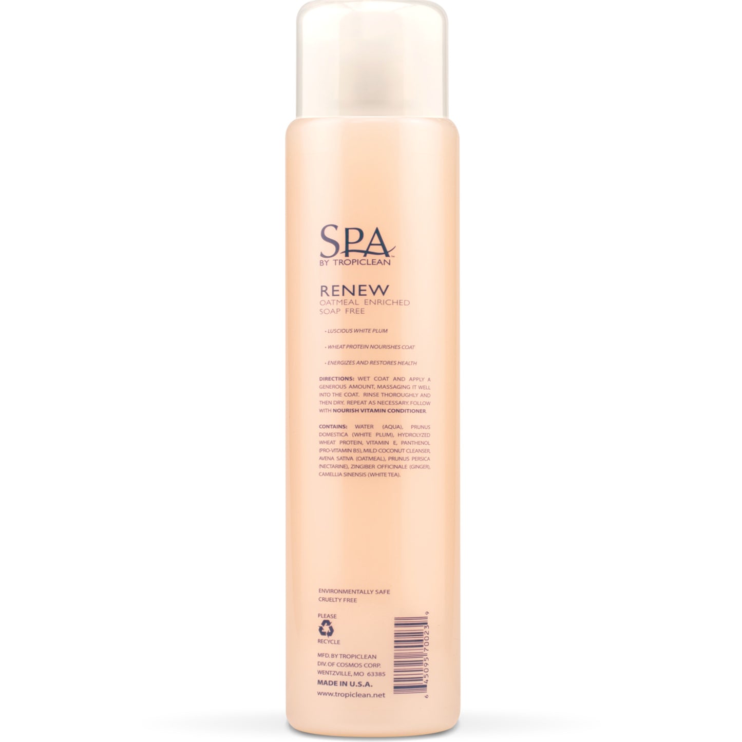 SPA BY TROPICLEAN LAVISH RENEW SHAMPOO