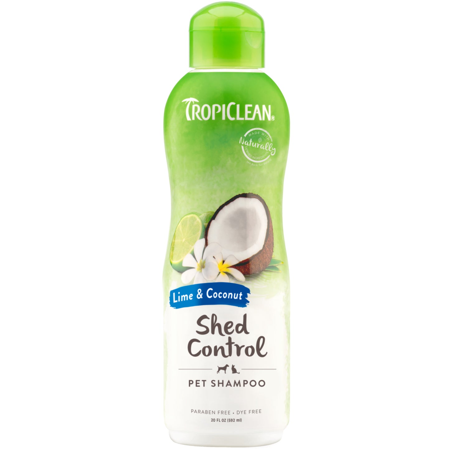 TROPICLEAN LIME & COCONUT SHED CONTROL SHAMPOO