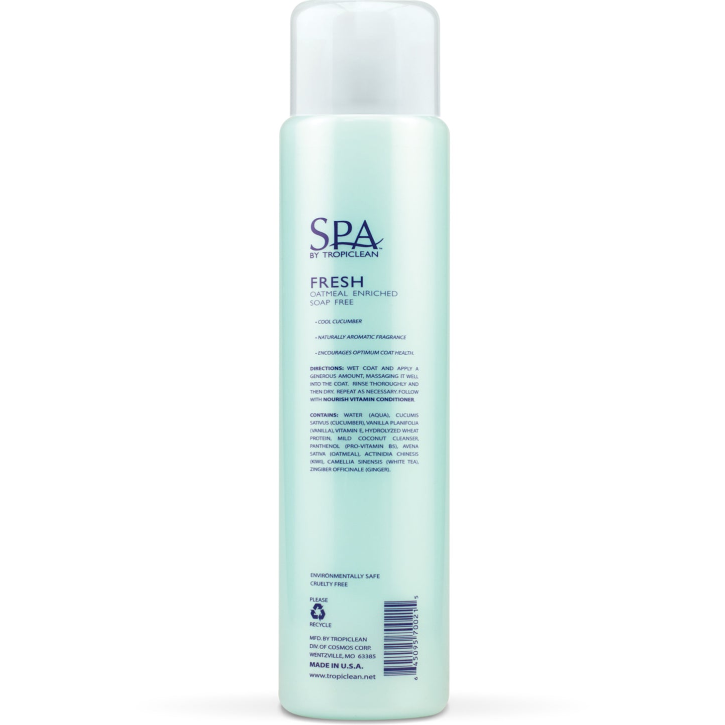 SPA BY TROPICLEAN LAVISH FRESH SHAMPOO