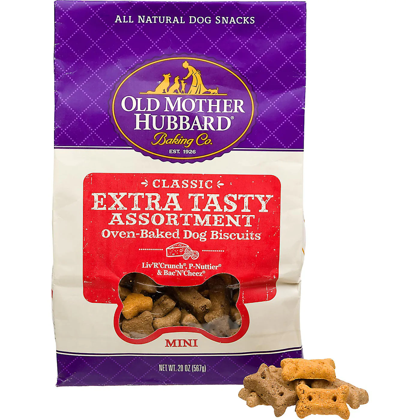 OLD MOTHER HUBBARD CRUNCHY CLASSIC BISCUITS: EXTRA TASTY ASSORTMENT