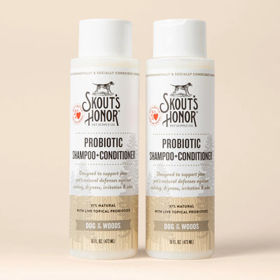 SKOUT ’ S HONOR PROBIOTIC SHAMPOO + CONDITIONER - DOG OF THE WOODS