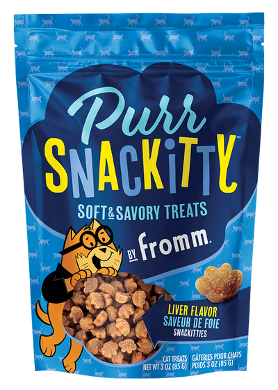 FROMM LIVER FLAVOR SNACKITTIES CAT TREAT