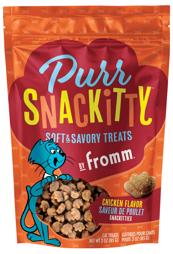 FROMM CHICKEN FLAVOR SNACKITTIES CAT TREAT