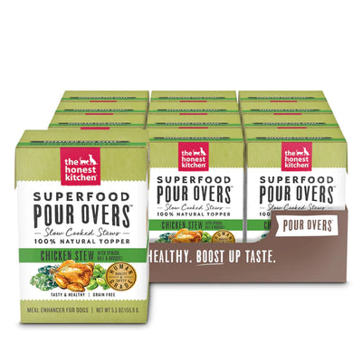 HONEST KITCHEN POUR-OVERS SUPERFOOD & CHICKEN WITH SPINACH STEW