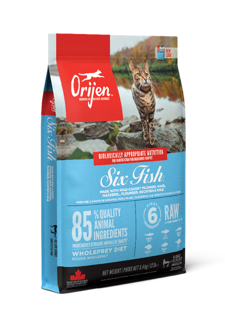 ORIJEN SIX FISH CAT DRY FOOD
