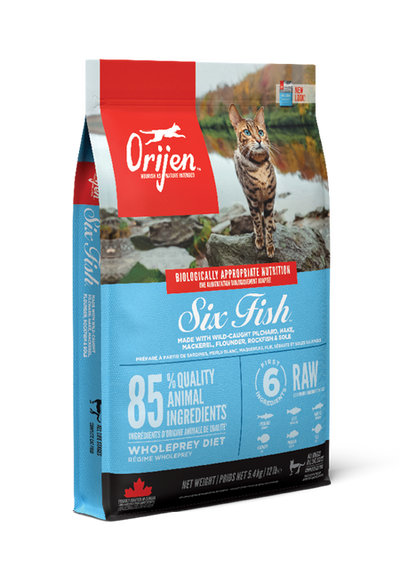 ORIJEN SIX FISH CAT DRY FOOD