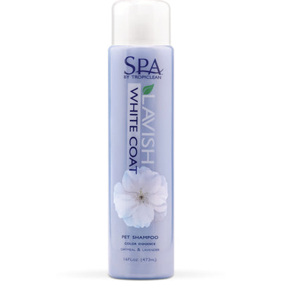 SPA BY TROPICLEAN LAVISH WHITE COAT SHAMPOO