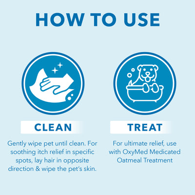 TROPICLEAN OXYMED SOOTHING ALL-PURPOSE PET WIPES