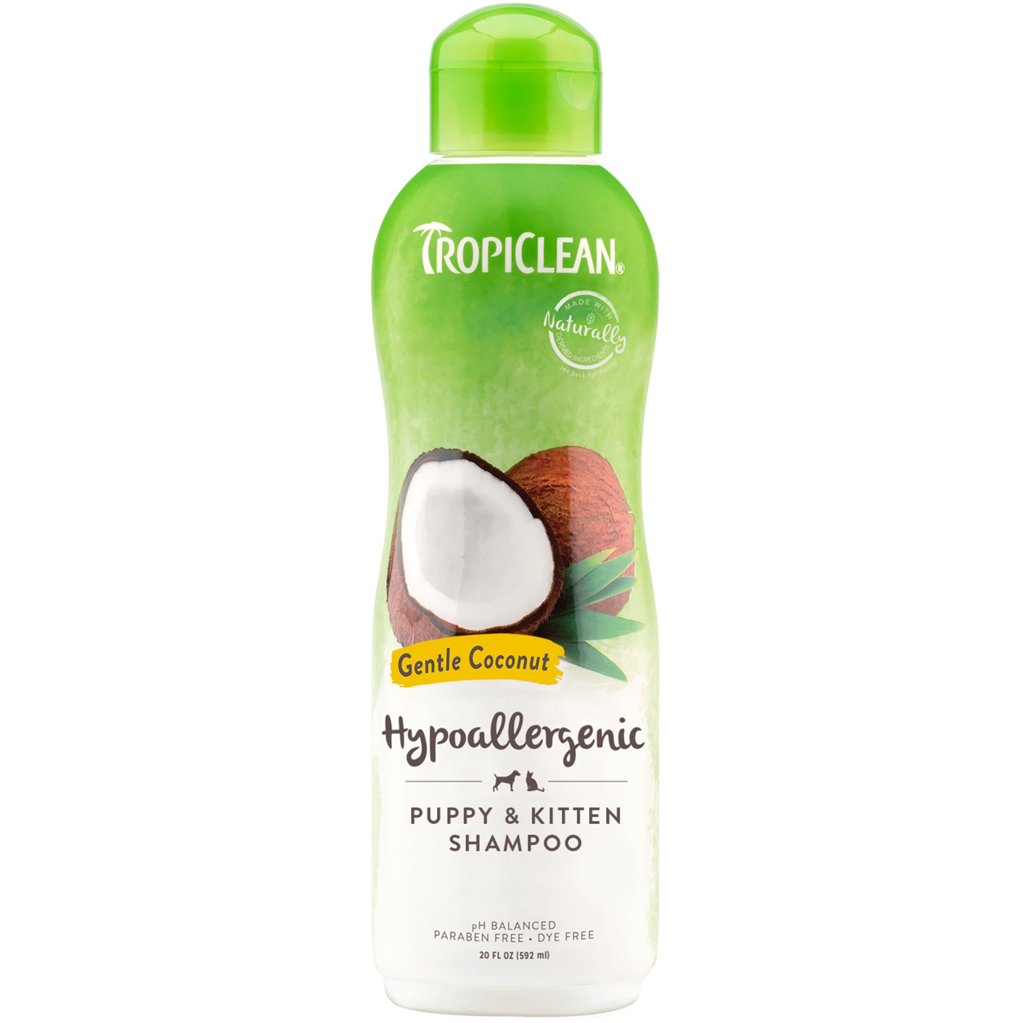 TROPICLEAN GENTLE COCONUT HYPOALLERGENIC SHAMPOO Bright Eyes