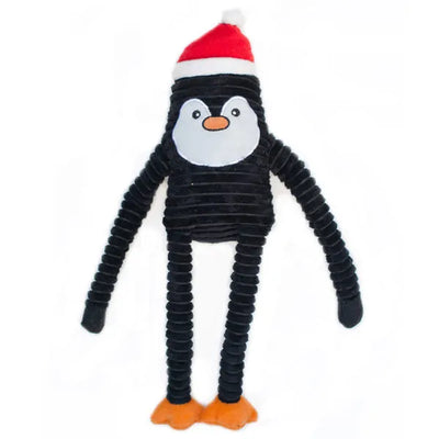 ZIPPY PAWS HOLIDAY CRINKLE DOG TOY - PENGUIN LARGE